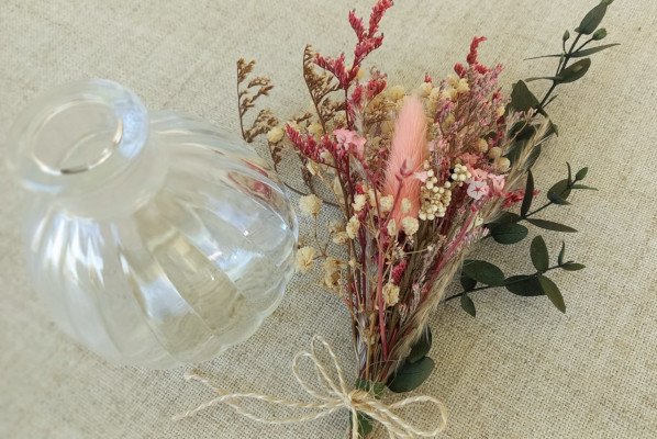 Arranjo flores vaso