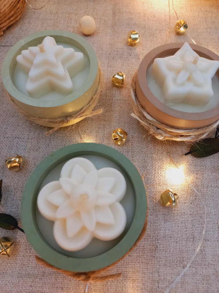 Trio de Velas Aromáticas – Maçã & Canela