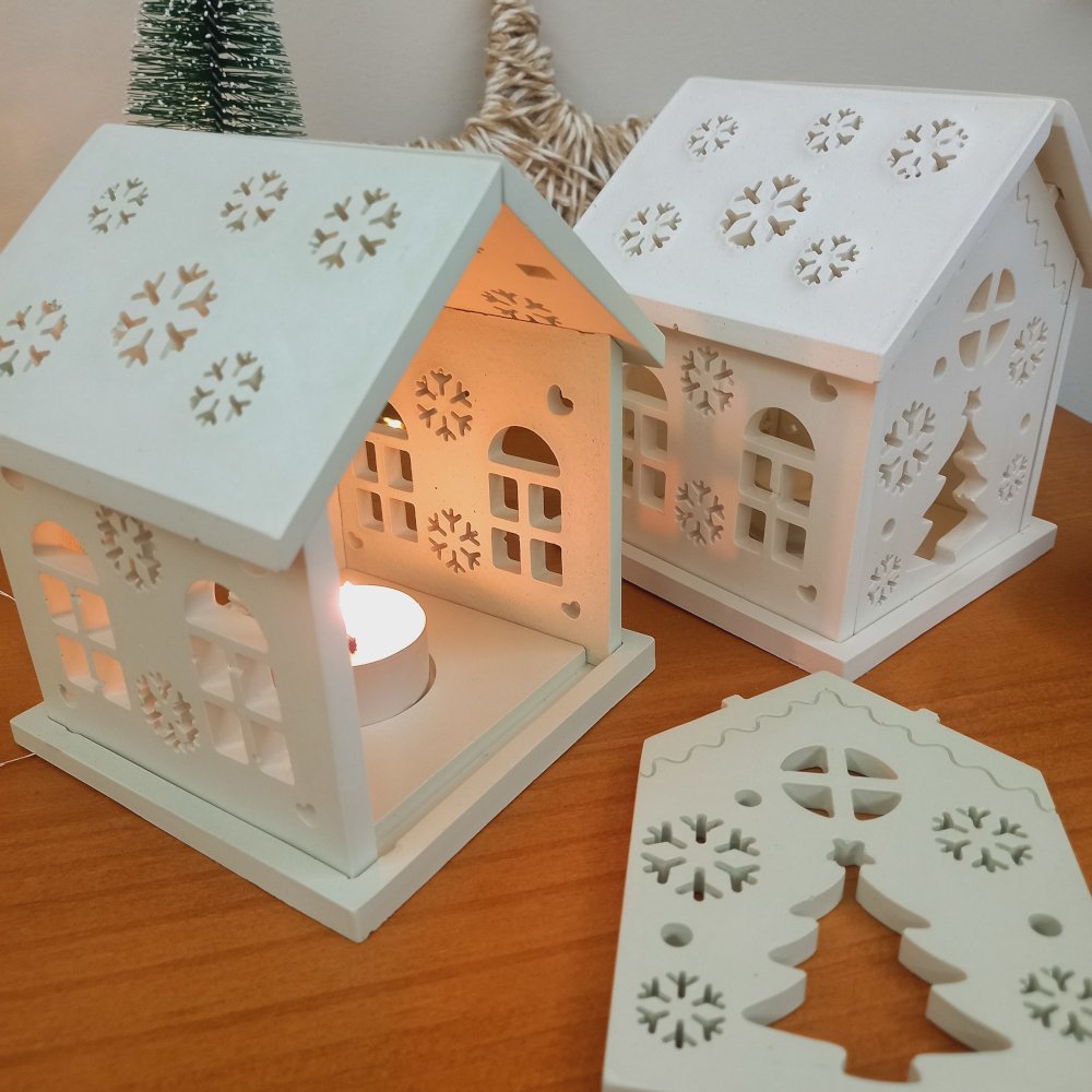 Casinha Natalina em Ecomármore