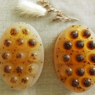 Banho de Maracujá doce e camomila - conjunto de sabonetes de maracujá doce com camomila. Sabonete com argila amarela e manteiga de manga.